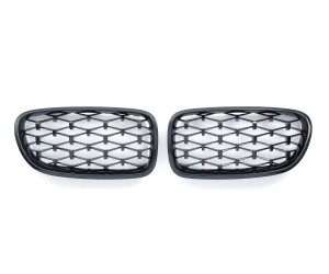 Maska BMW 5 F10/F11 - černá lesklá (diamant)
