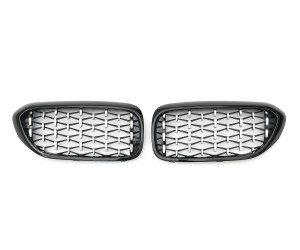 Maska BMW 5 G30/G31 (2017-2020) – chrom diamant (horizontální)