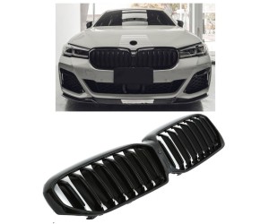 Maska BMW 5 G30/G31 (2020+) - černá lesklá (single)