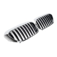 Maska BMW 5 G30/G31 (2017-2020) – černá s chrom rámečkem (single)