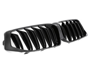 Maska BMW 6 G32 (2020+) - černá lesklá (dvojitá)