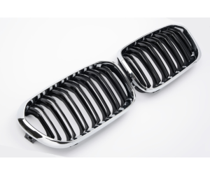 Maska BMW 1 F20/F21 (2015-2019) černá s chromem, styl M