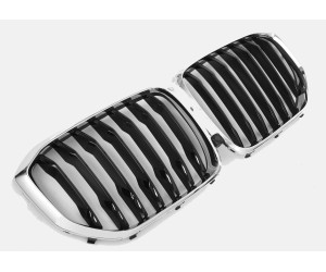 Maska BMW X5 G05 – černá s chromovým rámečkem (single)