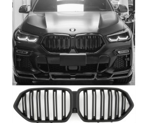 Maska BMW X6 G06 - černá matná, styl M6
