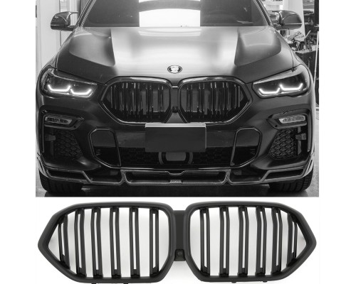 Maska BMW X6 G06 - černá matná, styl M6