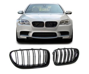 Maska BMW 5 F10/F11 – černá lesklá, styl M5