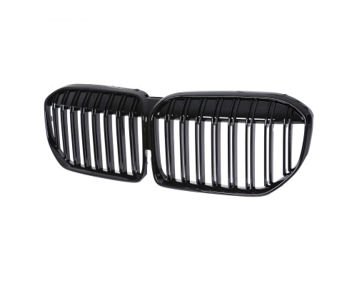 Maska BMW 7 G11/G12 (2019-2021) – černá lesklá (dvojitá)