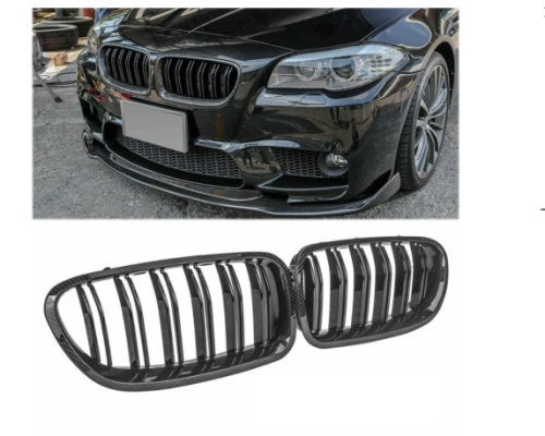 Maska BMW 5 F10/F11 – vzhled carbon lesklá, styl M5