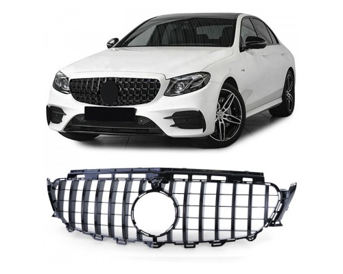 Maska Mercedes Benz E W213/S213/C238/A238 (2017-2020) GT, černá lesklá