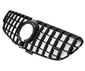 Maska Mercedes Benz W447 (2019-2023) – černá lesklá (ne AMG Line) s logem