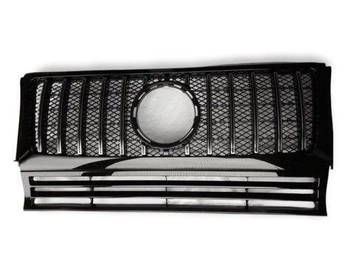 Maska Mercedes Benz G (W463) GT - černá s chromem bez znaku