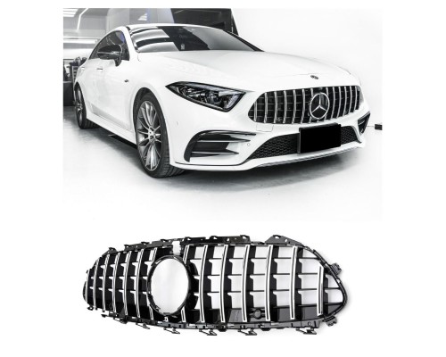 Maska Mercedes Benz CLS W257/C257/X257 - černá s chromem