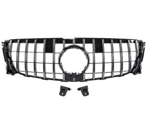 Maska Mercedes Benz GL X166 (2013-2015) GT vzhled – černá s chromem (standardní nárazník)