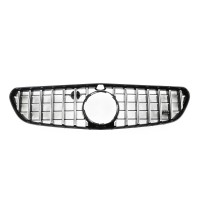 Maska Mercedes Benz S-coupe S63/S65 AMG C217 (2014-2018) – černá s chromem s AMG logem