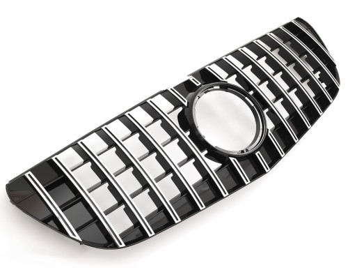 Maska Mercedes Benz W447 (model Vito facelift) – černá s chromem, lesklá