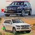 Maska Mercedes Benz GL X166 (2013-2015) GT vzhled – černá (standardní nárazník)