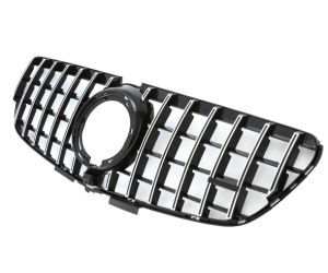 Maska Mercedes Benz W447 (2019-2023) - černá s chromem (ne AMG line) s logem