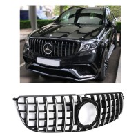 Maska Mercedes Benz GLS X166 (2016-2019) – GT Panamericana, černá s chromem
