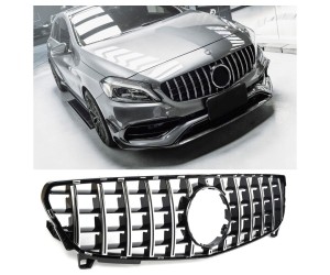 Maska Mercedes Benz A W176 (2015-2018) GT černá s chromem