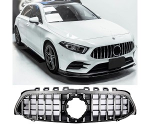 Maska Mercedes Benz A W177/V177 GT černá s chromem