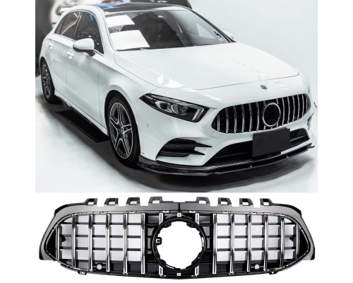 Maska Mercedes Benz A W177/V177 GT černá s chromem