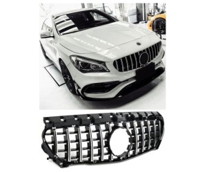 Maska Mercedes Benz CLA C117/X117 (2013-2019) - černá s chromem