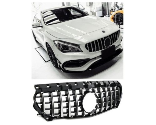 Maska Mercedes Benz CLA C117/X117 (2013-2019) - černá s chromem