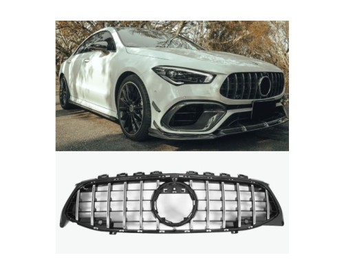 Maska Mercedes Benz CLA C118/X118 (2019-2023) - černá s chromem