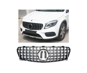 Maska Mercedes Benz GLA X156 (2017-2020) GT vzhled – černá s chromem