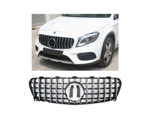 Maska Mercedes Benz GLA X156 (2017-2020) GT vzhled – černá s chromem