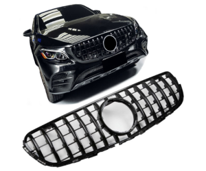 Maska Mercedes Benz GLC (2015-2019) Panamericana AMG GT vzhled – černá lesklá, bez 360°