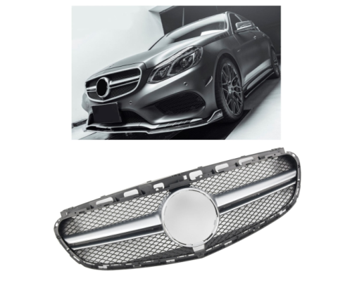 Maska Mercedes Benz E W212/S212 (2013-2016) stříbrná lišta