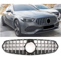 Maska Mercedes Benz C W206 - GT černá s chromem (Standard/Avantgarde)