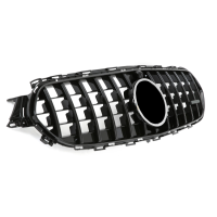 Maska Mercedes Benz E (2020+) GT černá lesklá Avantgarde/Exclusive/All Terrain (se znakem)