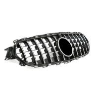 Maska Mercedes Benz E (2020+) GT černá s chromem Avantgarde/Exclusive/All Terain (se znakem)