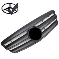 Maska Mercedes Benz S W221 (2005-2009) černá matná + černý znak