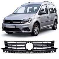 Maska Volkswagen Caddy (2015-2020) - černá lesklá, chrom lišta