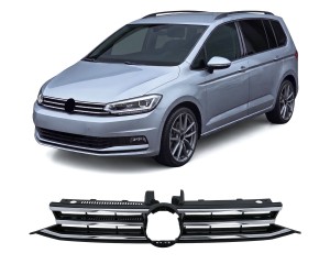Maska Volkswagen Touran 5T (2015+) - černá s chromem