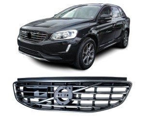 Maska Volvo XC60 (2013-2017) - černá s chromem