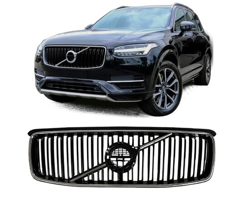 Maska Volvo XC90 (2015-2019) - černá s chromem