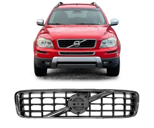 Maska Volvo XC90 (2002-2014) - černá s chromem