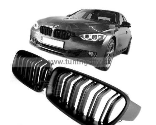 Maska BMW 3 F30/F31 – černá matná, styl M3