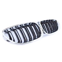 Maska BMW 5 E60/E61 – černá lesklá s chromovým rámečkem