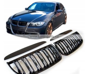 Maska BMW 3 E90/E91 (2005-2008) – černá lesklá, styl M3