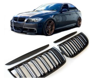 Maska BMW 3 E90/E91 (2005-2008) – černá matná, styl M3