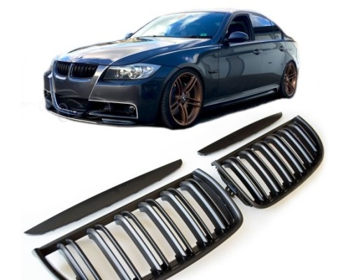 Maska BMW 3 E90/E91 (2005-2008) – černá matná, styl M3
