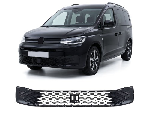 Mřížka do předního nárazníku Volkswagen Caddy (2021+) - černá