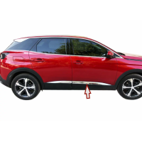 Nerezové lišty na dveře Peugeot 3008 (2016+)
