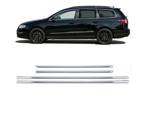 Nerezové lišty dveří Volkswagen Passat B6 3C (2005-2010)