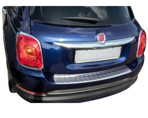 Nerezová ochranná lišta na nárazník Fiat 500X - matná